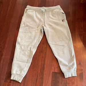 Large gray sweatpants